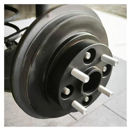 Cale de roue 4x100 56.1mm de 25mm noire pour élargissement de voie auto