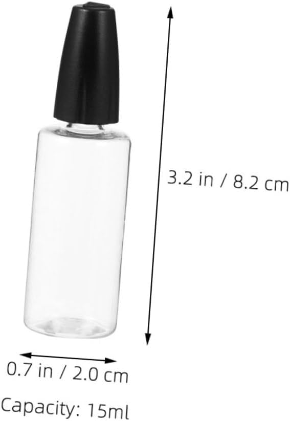 8pcs Precision Glue Applicator Bottles Fine Tip for Paint Quilling and Painting Squeeze Bottles for Detailed Applications