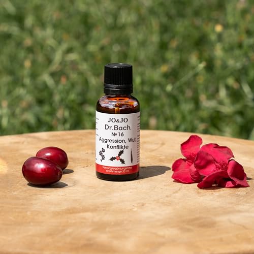 Bachblüten Original Tropfen nach Dr. Bach 30 ml AGGRESSION, WUT, KONFLIKTE
