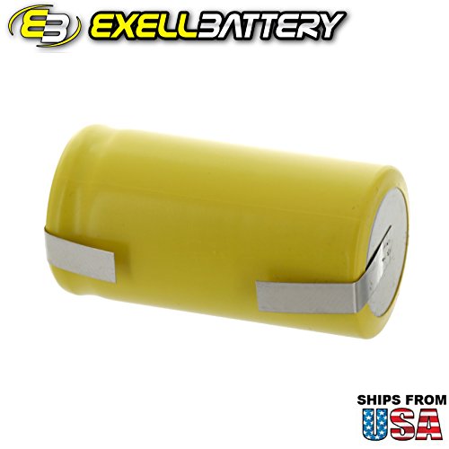 Exell C Size 1.2V 3000Mah Nicd Rechargeable Battery With Tabs For Data Testing Devices, Instruments/Equipment, Electric Tools And Toys, Portable Monitors #TOP2