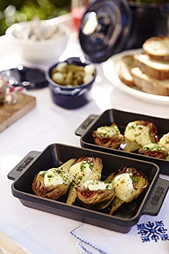 Mini Rectangular Baker - Matte Black, Made in France