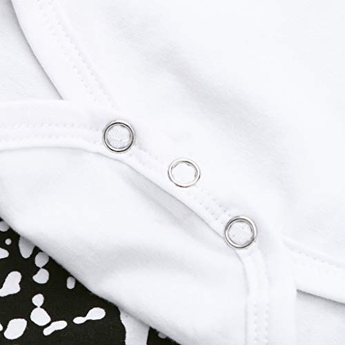 Jimmackey Neonato Ragazzo Lettera Pagliaccetto