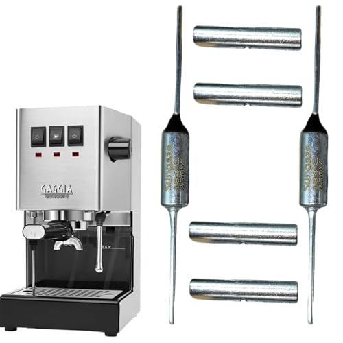 Gaggio Replacement Thermal Safety Fuses Set of Two with Uninsulated Connectors - Thermo Safety Fuse for Gaggio Classic Pro, Classic Evo Pro, & Classic 184C Espresso Machines