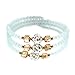 Produktbild Sweet Deluxe Spiralarmband Poldi, Topaz/Crystal/hellblau I ausgefallenes Bracelet für Damen & Mädchen I individueller Frauen-Armschmuck I Mode-Schmuck Accessoires