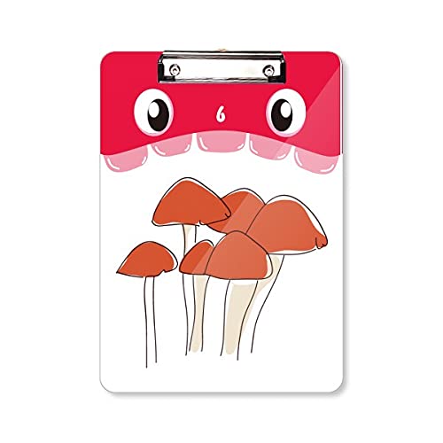 Dossier à tête plate champignon bloc-notes d'apprentissage A4 rigide
