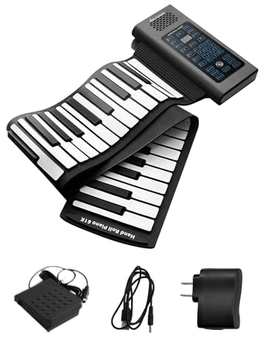新品 原価4万円88キー シリコンハンドロールピアノ 折りたたみ式 Amazon | Shenytic ロールピアノ 88鍵盤 電子ピアノ シリコン製