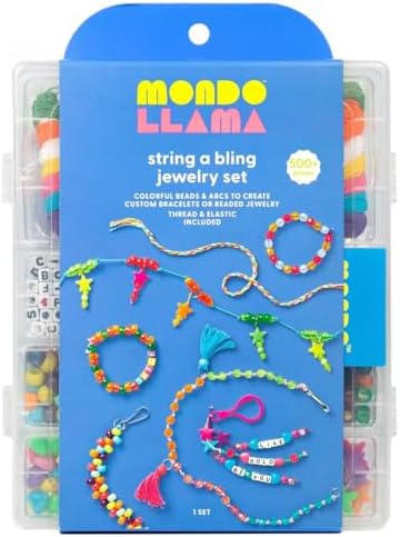 Mondoo Llama DIY Bead Kit for Friendship Bracelets - 502pc