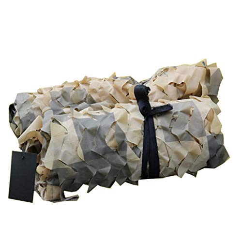 ZHJBD Camouflage Camo Netting Military Mesh Net with Ropes for Sunshade Duck and Deer Hunting Blinds Decoration Camping Theme Party CS Game Woodland Sunscreen Nets (Size : 3x3m)