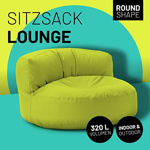 Lumaland Sitzsack Lounge 90 x 50 cm für Innen und Außen