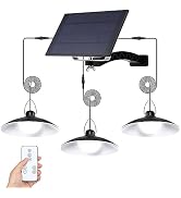 2x LED Solar Hängeleuchten Mit Fernbedienung – IP66 Wasserdicht, 4500mAh, 3 Farben, 4 Helligkeiten