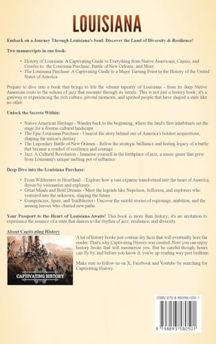 Louisiana: A Captivating Guide to Its Unique History, from Early Peoples and the Big Land Buy to Imp