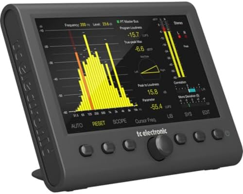 TC Electronic CLARITY M STEREO, Compteur Audio Stéréo de Bureau a...