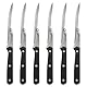 Richardson Sheffield CUCINA Steakmesser-Set, für 6 Personen, rostfrei & spülmaschinenfest, Steakbesteck, Pizzabesteck, Essbesteck