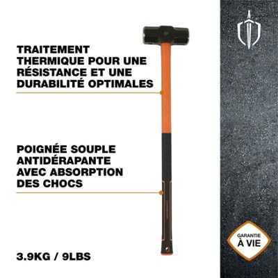 Magnusson Masse 4 kg acier au carbone HM36