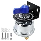 Interruptor de desconexión de batería 12 48 V 200 A con soporte para uso en coches, caravanas, caravanas y remolques para cortar eficazmente la energía y proteger los componentes eléctricos (azul)