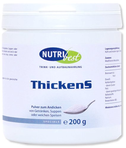 NUTRIbest ThickenS, 200 g - Pulver zum Andicken - 1 Dose
