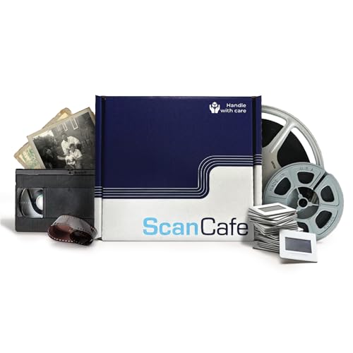 ScanCafe Decades Box – Convert Photos, Slides, Negatives & Home Videos to Digital | Easy Memory Preservation | Medium 8.5