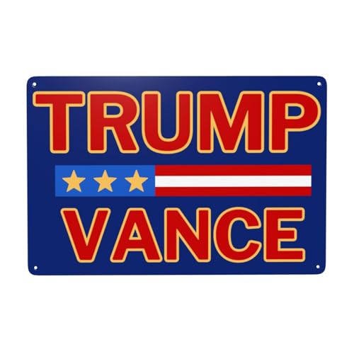 Anceky Vote Trump 2024 metal sign Trump Vance Take American Back Retro 8x12 tinplate Sign Wall Decor