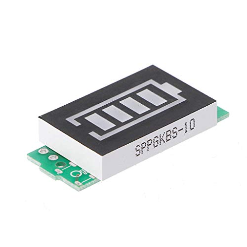 ZOUCY 1S Único 3.7V Nivel de Potencia Capacidad de la batería de Litio Indicador Azul Módulo