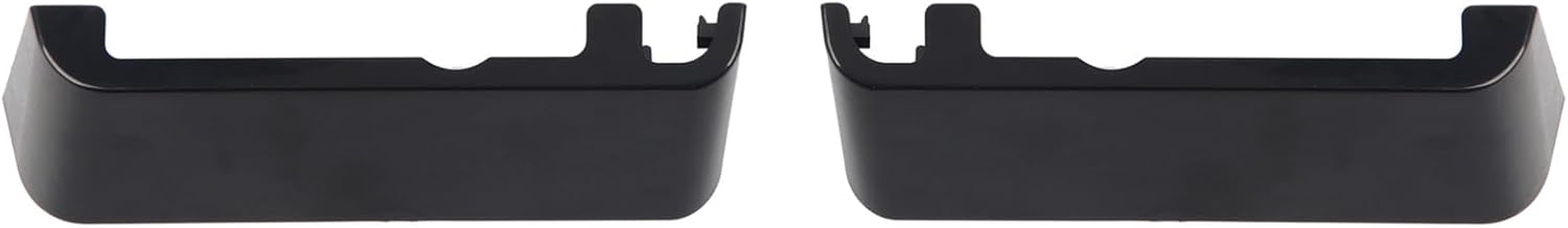 ITrims Car Accessories for Toyota Prado J120 FJ120 2003-2009 Roof Rack Rail End Luggage Protector Center Cargo Rack Cover Shell Cap Trims ABS Black 2PCS