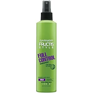 Garnier Fructis Style Full Control Anti-Humidity Hairspray, Non-Aerosol, 8.5 Fl Oz, 1 Count (Packaging May Vary)