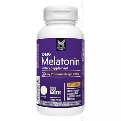 Members Mark 10 mg Melatonin Dietary Supplement (300 Count.)