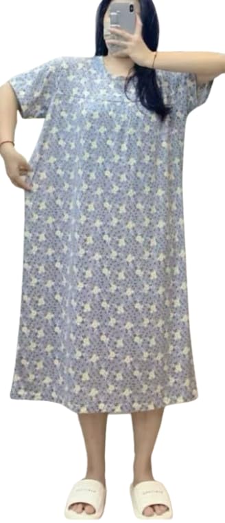 A line Plus Size New Print Maternity Jumbo Dress Grey-picture-42