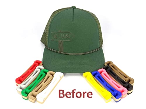 Visor Benders (Pack Of 3 Black) ~ Tight Curl Model ~ Includes #64 Rubber Bands (Not Recommended For X-Large Hats) Hat Curl, Hat Brim Curl, Hat Bill Curl, Hat Shaping Tool. *Made In Usa* #TOP2