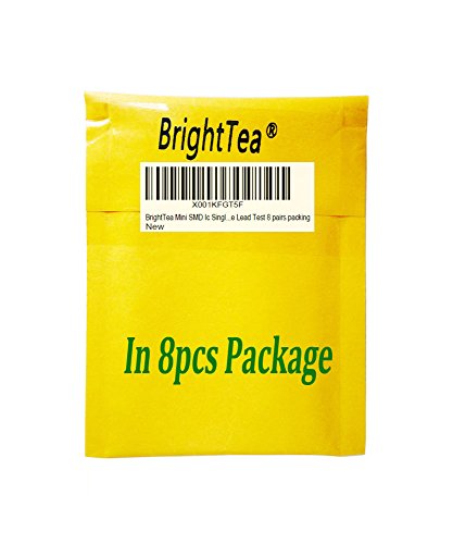 Brighttea Mini Smd Ic Single Hook Clip Electronics Minigrabbers To Minigrabbers Wire Lead Test 8 Pairs Packing #TOP3