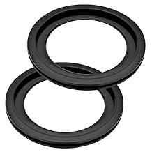 2 Pack 385311658 Flush Ball Seal Kit RV Toilet Gasket Sealer Flush Ball Gaskets RV Toilet Seal Replacement Compatible with Dometic 300/310/320 RV Toilets