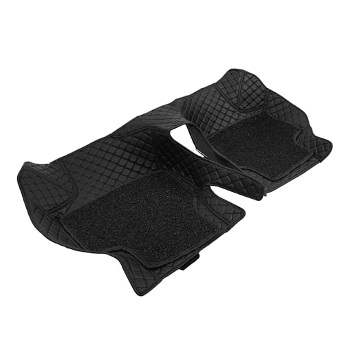 Image of NCEHEAL Premium 7D Floor Mat for Carnival (2020-23) Custom Fitted, Luxury Foot Mats Compatible with Kia Carnival (2020-23), Set of 4 Pcs, Washable, Classic Black with Black Thread