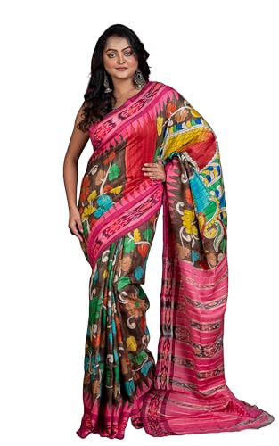 Bengal looms India Weaves of Elegance brown tussar silk saree in tussar silk – image 6
