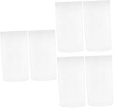 Garneck 6 Pçs Cortina De Gaze Branca Cortina Pura Cortinas Brancas Transparentes Cortinas Translúcidas Cortinas Decorativas Cortinas De Saia Branca Cortinas De Voile Persianas De Janela