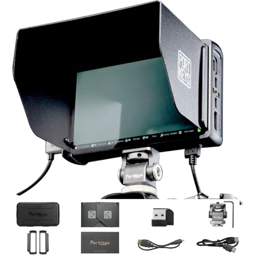Image of Portkeys LH5C Camera Monitor 5.4 inch 800nits Field Monitor Wired Control for A7MV /A9II /A7SIII /A7MIV /A9M3 /A6700 /A7CII /FS5 /FS7 /FX2 /FX30 /FX6 /FX9 /PXW-Z200 /A1 /ZV-1 /ZV-E1, R5 /6 /7 /8, BS1H /BGH1 /GH5 /6 /7, etc