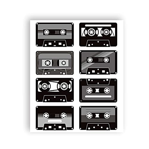 Music Wall Posters Vinyl Records Wall Decors Music Cardstock Art Print Poster for College Dorms Office Home Decor UNFRAMED 10" x 12"