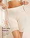 MANCYFIT Women's Slip Shorts for Under Dresses - Lace Biker Anti Chafing Boy Shorts - Nude Small