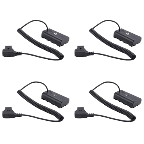 Bateria falsa NP-F con cable D-Tap de alta conductividad para grabacion ininterrumpida kit 4x