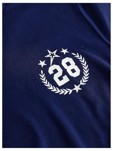 SweatyRocks Girl's Long Sleeve Letter Graphic Tees Ruched Asymmetrical Fitted Top T Shirts3