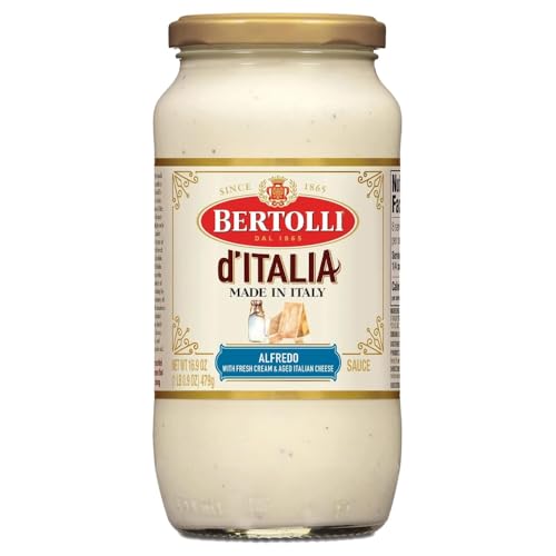 Bertolli dItalia Classic Alfredo Sauce, Italian Pasta Sauce, 16.9 oz