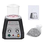 Clear Jewelry Tumbler, Magnetic Tumbler Jewelry Polisher Machine with Bowl Lid, 2000Rpm Jewelry Buffer Polisher Machine for Metal Parts, Hard Plastic
