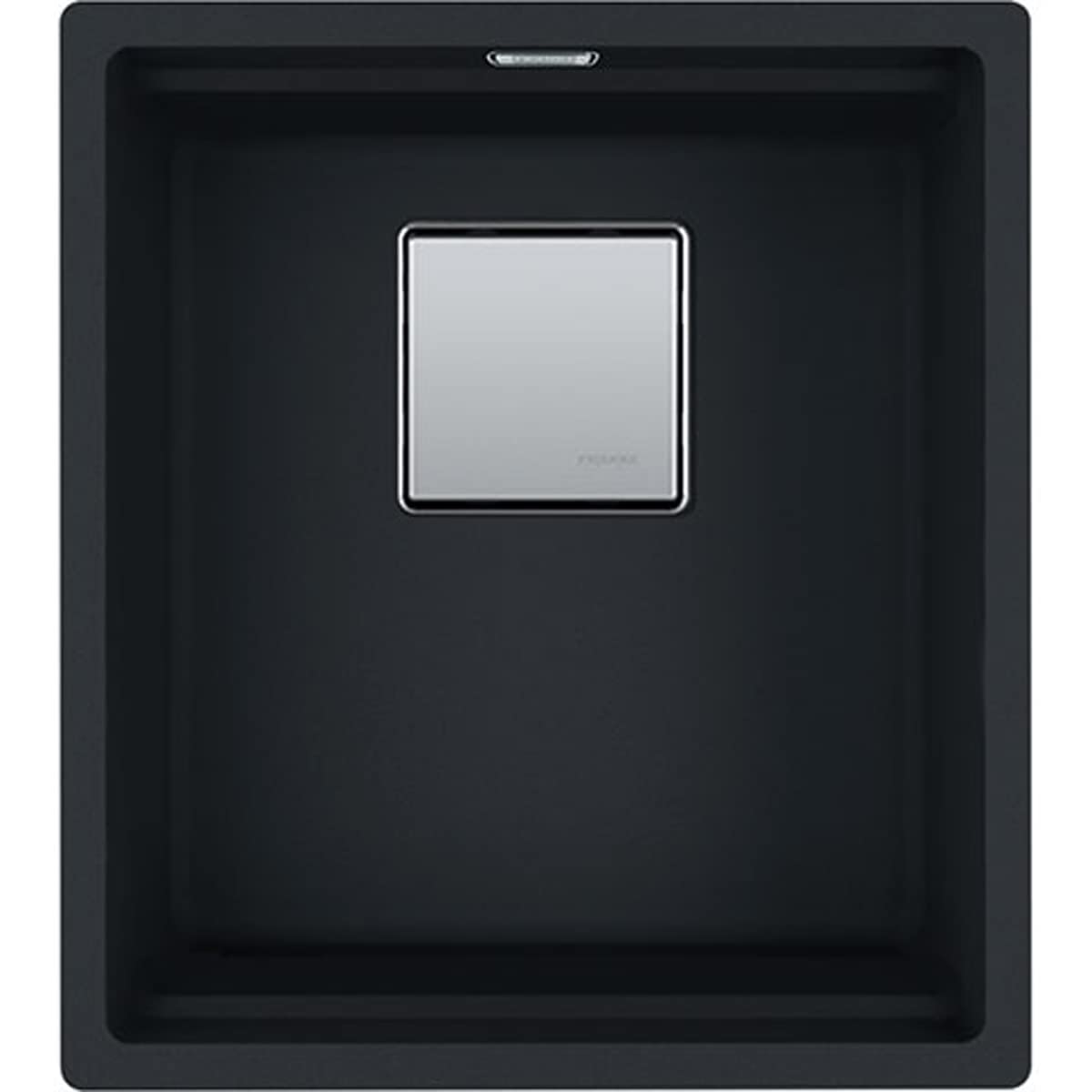 Kitchen Sink Made of Granite (Fragranite) with a Single Bowl from Franke Kanon KNG 110-37 - Black matt - 125.0633.001