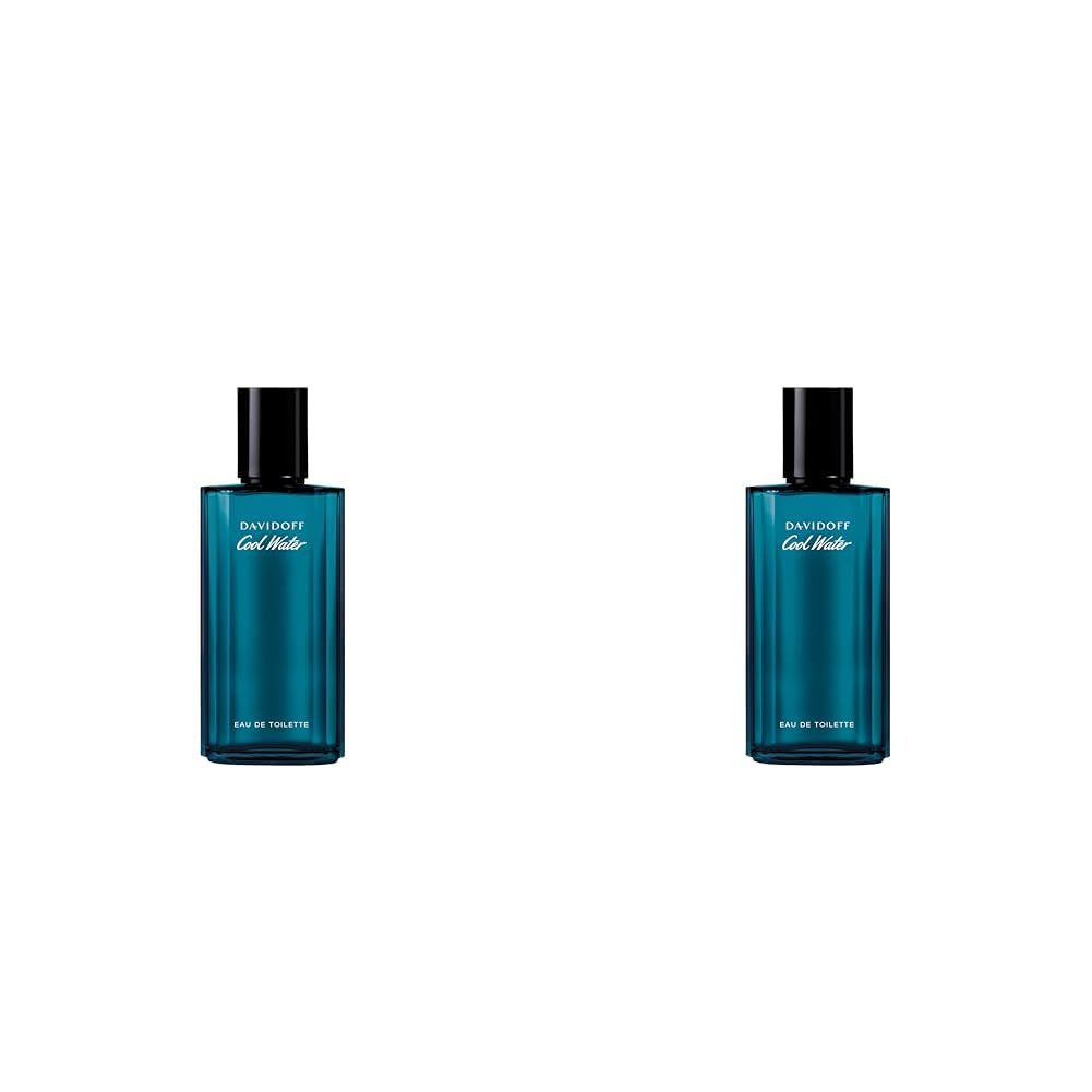 Unisex Adult Cool Water Fresh Eau Man De Toilette 75Ml (Pack of 2)