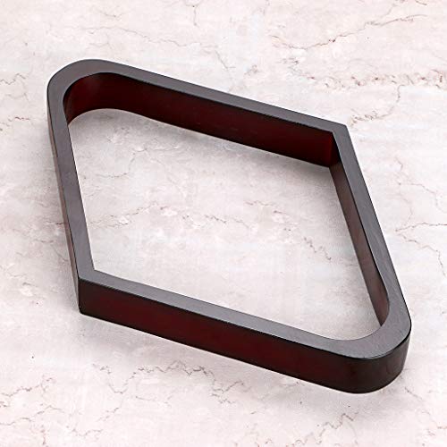OwnMy Set of 2 Wooden Billiard Ball Rack Set, Vintage Solid Wood Billiard 8-Ball Triangle Rack & 9-Ball Diamond Rack Table Pool Ball Racks - Image 2