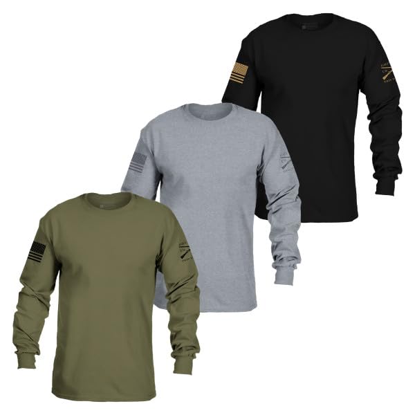 Core Basic Long Sleeve T-Shirt Pack