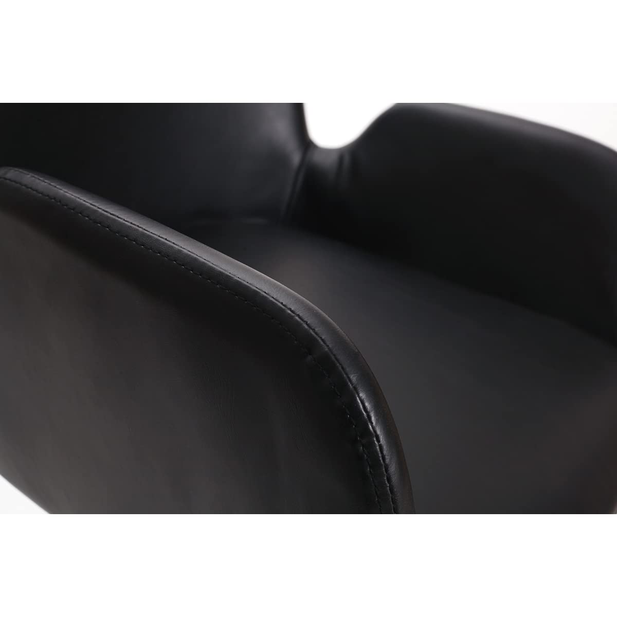 Miliboo Sillones Vintage Negros con Patas Metal Negro (Lote de 2) TIKA