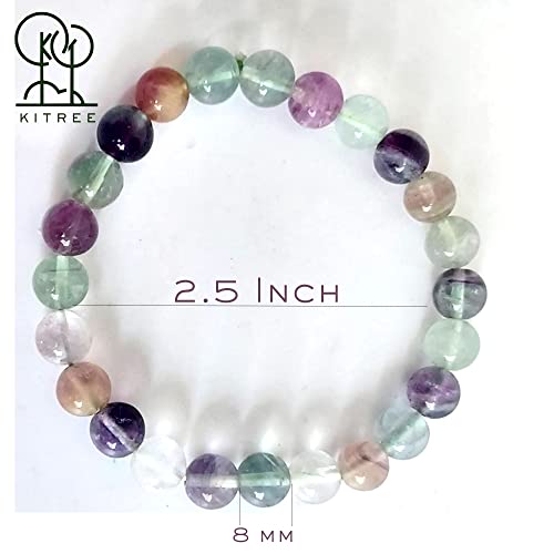 Image of HEALING AND SEMI-PRECIOUS CRYSTAL STONE BRACELET 8 MM ROUND FOR FENSHUI