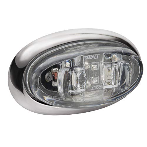 LUZ LED MINI OVAL CON 2 DIODOS 2" X 3/4" PARA REMOLQUE miniatura 2