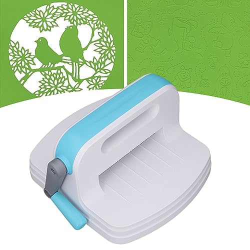 Miniatura 4 de Máquina de troquelado y estampado en relieve, mini máquina troqueladora con hoja auxiliar y 4 placas, máquina de grabado a mano Máquinas de corte