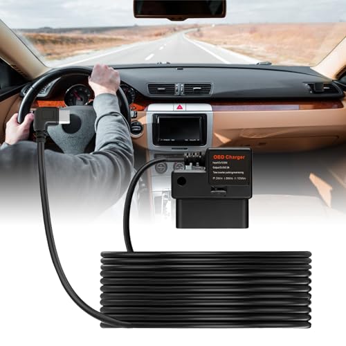 Cable de alimentación OBD de 12V/24V a 5V para cámaras de coche 3