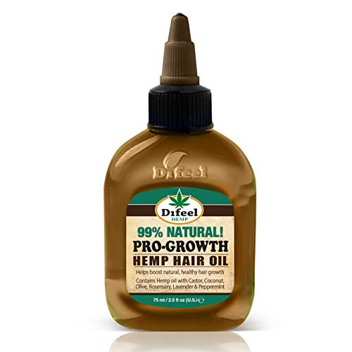Difeel Hemp 99% Natural Hemp Hair Oil - Pro-Growth 75 millilitres (Haaröl)